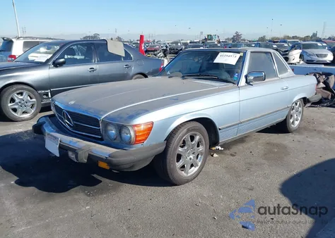 1985 Mercedes-Benz 380 Sl from USA, damaged, VIN WDBBA45C6FA020254